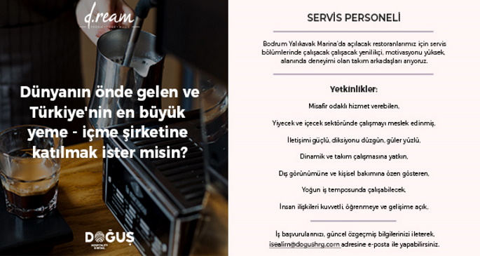 yalıkavak servis personeli
