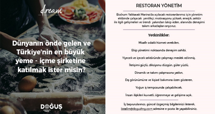 yalıkavak restoran yönetimi